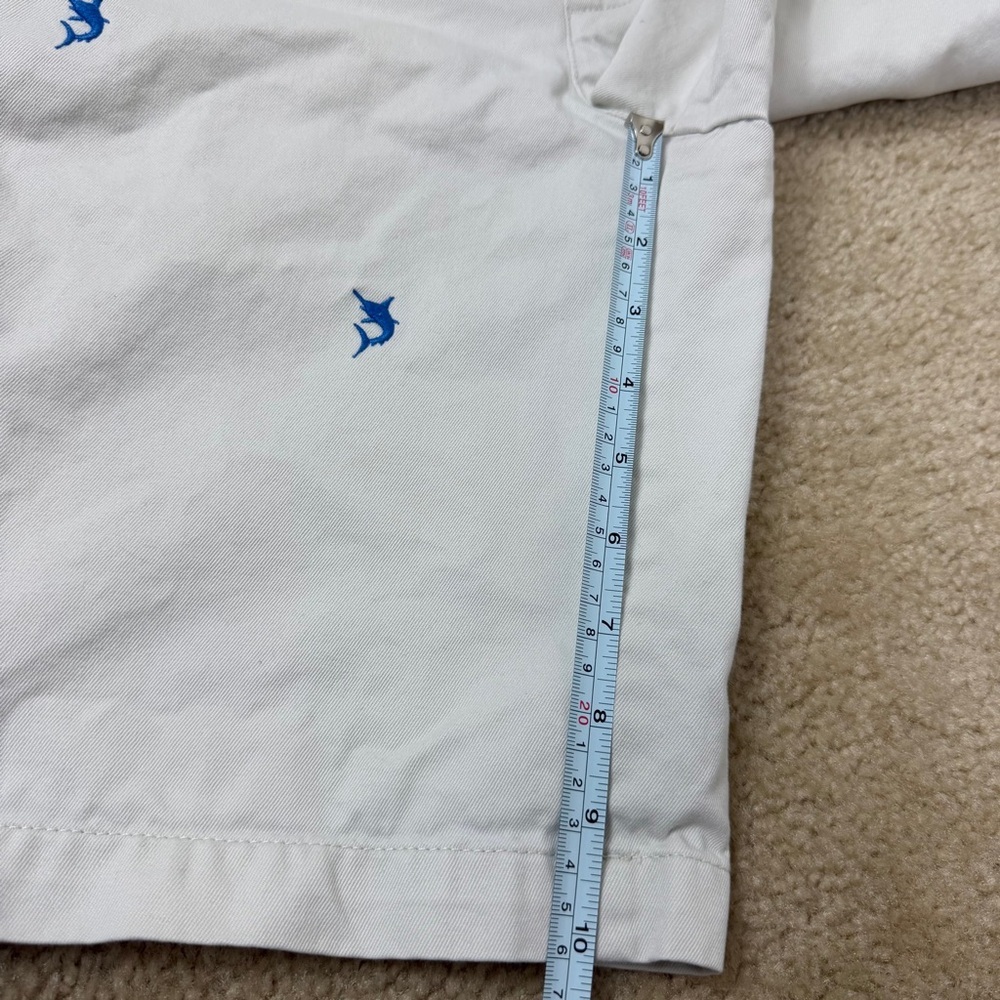 Vineyard Vines Embroidered Shorts Swordfish Pattern Boys Size 14 - Picture 9 of 10